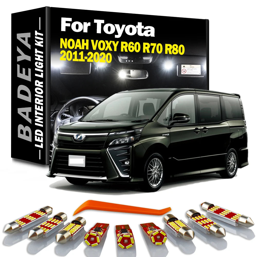 AutoGlowLED Canbus LED Interior Dome Map Light Kit for Toyota NOAH VOXY R60 R70 R80