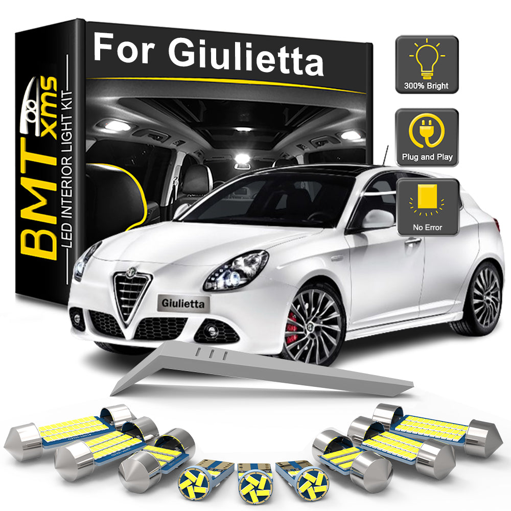 AutoGlowLED LED Interior Light Kit for Alfa Romeo Giulietta 2010-2017