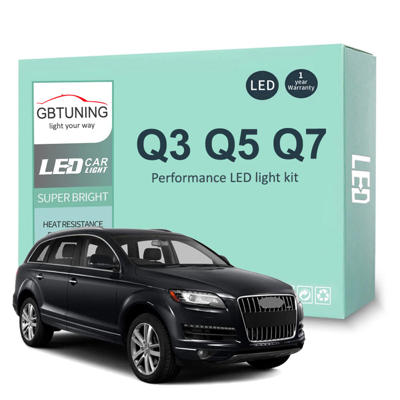 AutoGlowLED Canbus LED Interior Light Kit for Audi Q3 Q5 SQ5 Q7