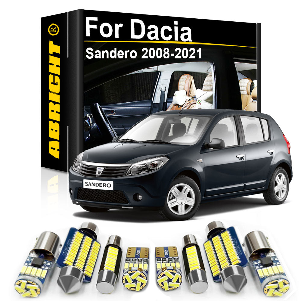 AutoGlowLED Car LED Interior Light Kit for Dacia Sandero Canbus