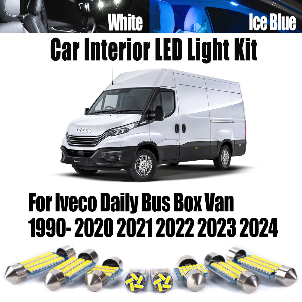 AutoGlowLED Canbus LED Interior Light Kit for Iveco Daily 1990-2024