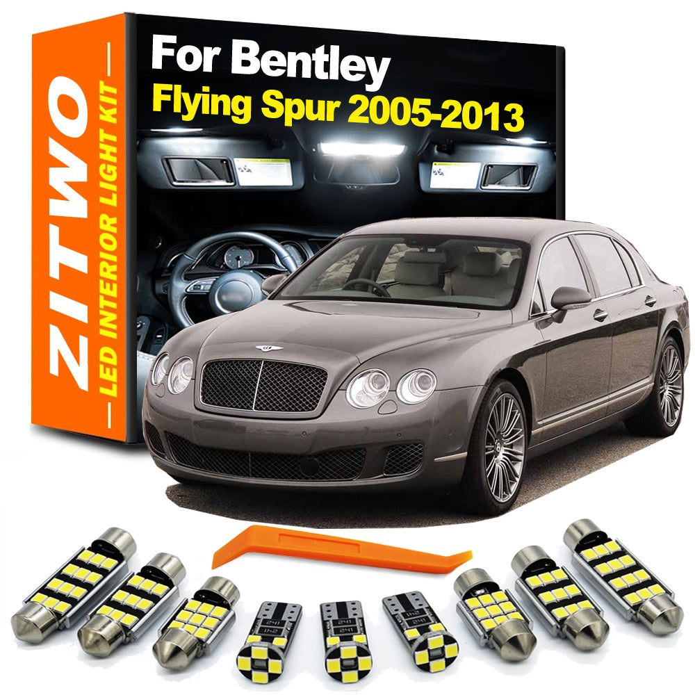 AutoGlowLED 23 Pcs LED Interior Light Kit for Bentley Flying Spur 2005-2013