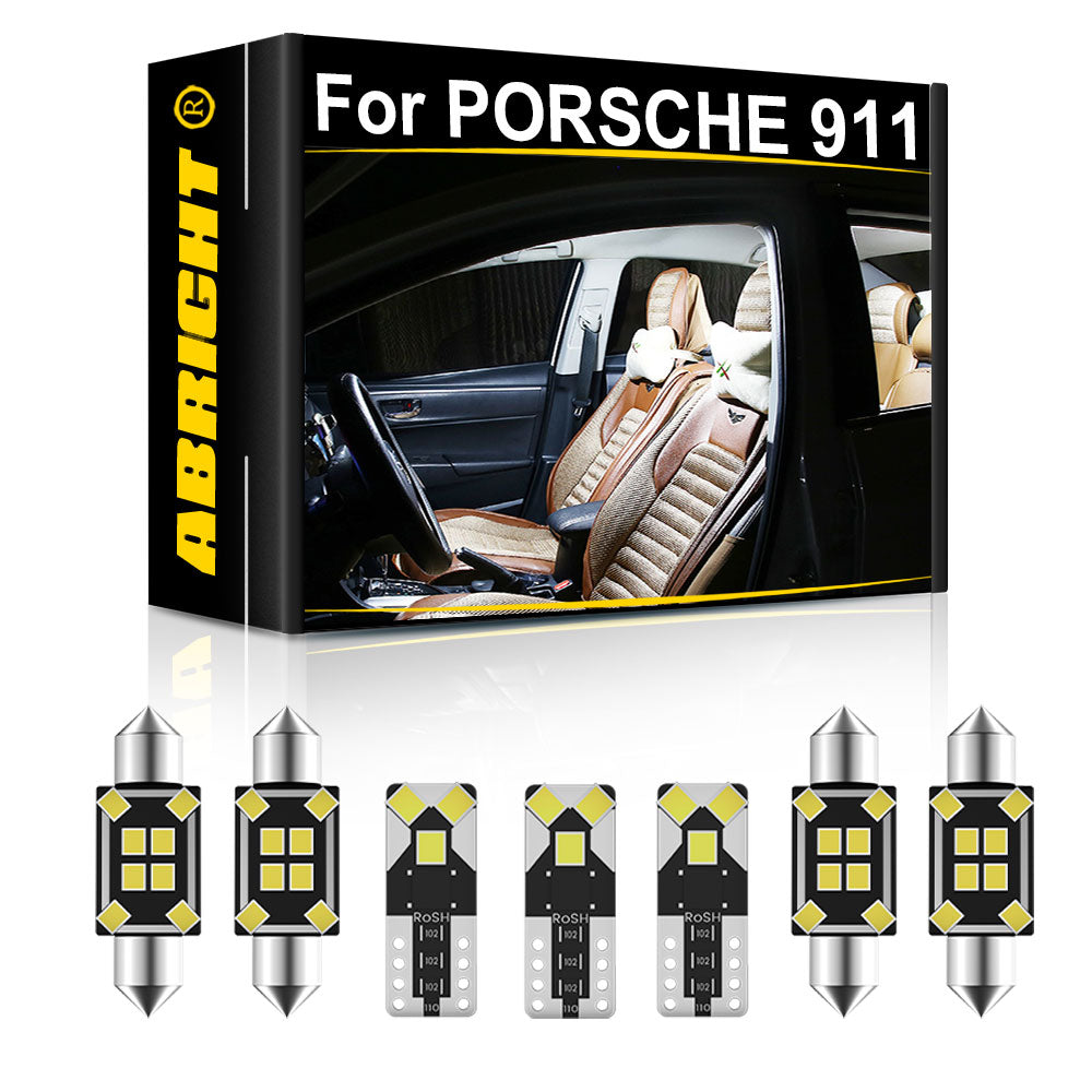 AutoGlowLED Porsche 911 Interior LED Light Kit Canbus Error Free