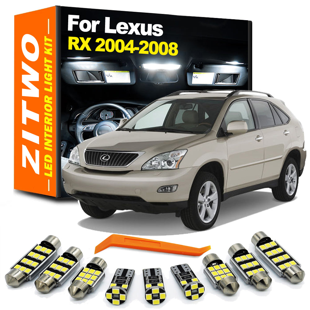 AutoGlowLED 20Pcs LED Interior Light Kit for Lexus RX 2004-2008