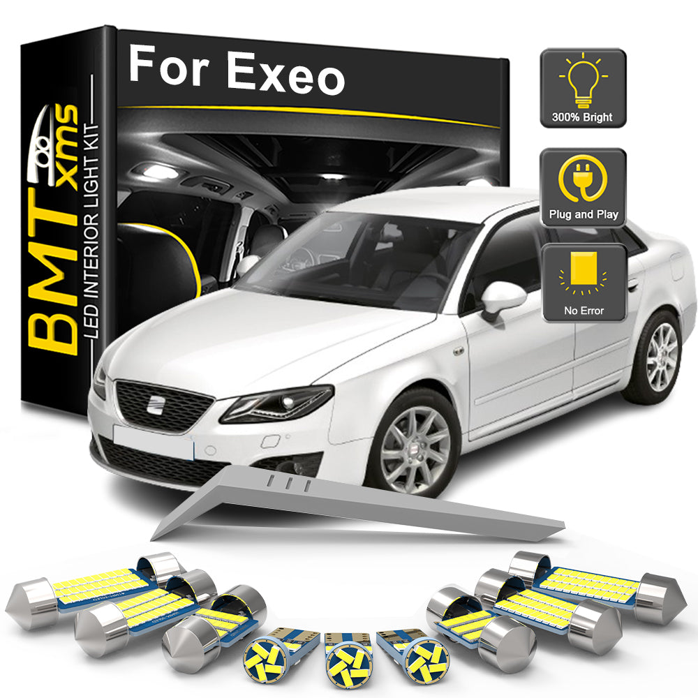 AutoGlowLED Canbus LED Interior Light Kit for Seat Exeo ST 3R 2008-2014