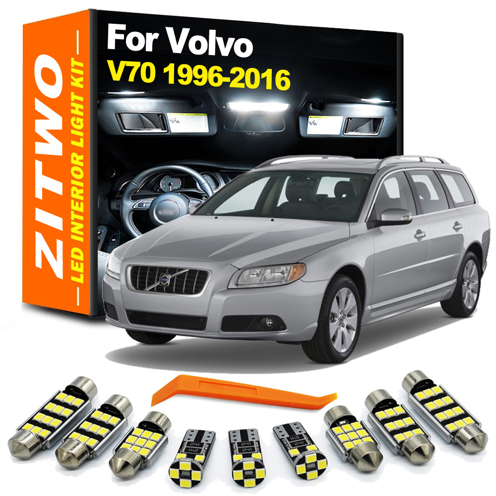 AutoGlowLED Full LED Interior Light Kit for Volvo V70 MK1 MK2 MK3 1996-2016