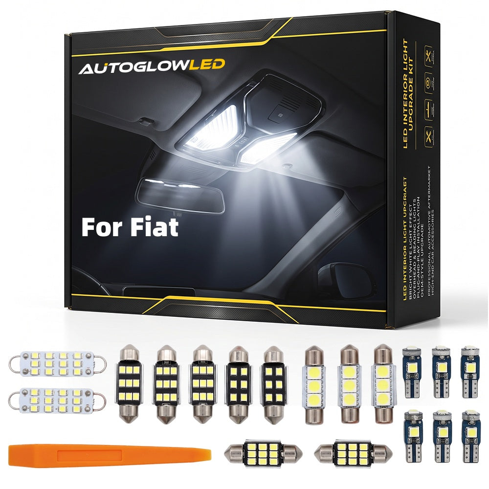 ZITWO 8Pcs Canbus No Error LED Bulb Interior Dome Reading Light Kit For Fiat Multipla 1999- 2004 2005 2006 2007 2008 2009 2010