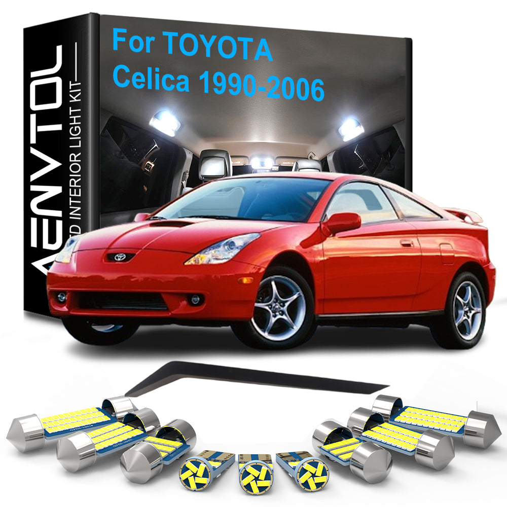 AutoGlowLED LED Interior Lights for Toyota Celica 1990-2006 Canbus Kit