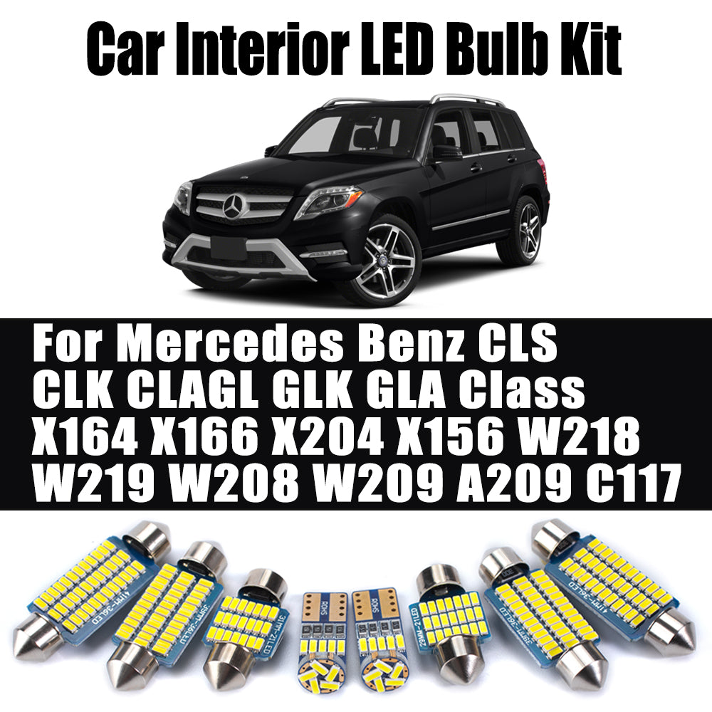 AutoGlowLED Mercedes LED Interior Light Kit — CLS CLK CLA GL GLK GLA