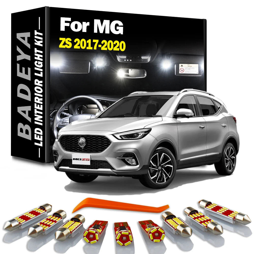AutoGlowLED 6Pcs Canbus LED Interior Light Kit for MG ZS 2017-2020 No Error
