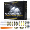 AutoGlowLED 2pcs 1156 BA15S P21W T15 W16W LED Bulb 9W 1500Lm Canbus Error Free Plug and Play Backup Reverse Light | AutoGlowLED
