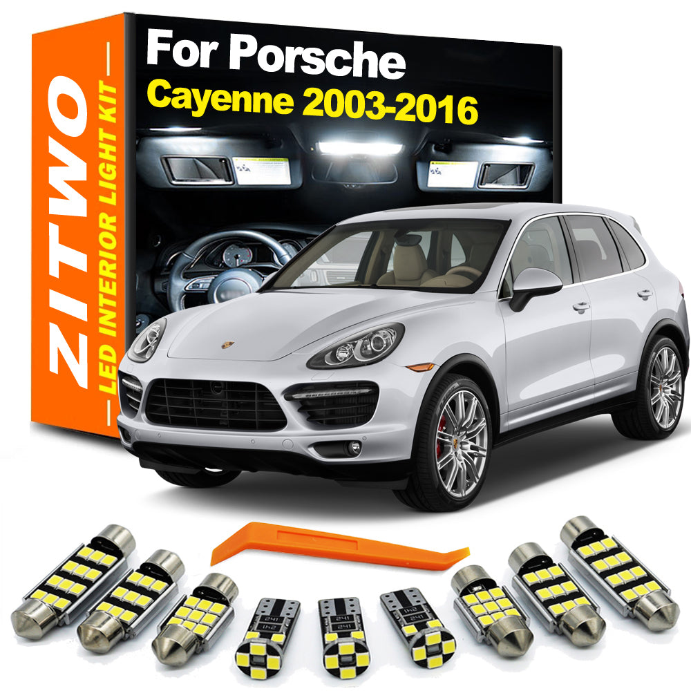 AutoGlowLED LED Interior Light Kit for Porsche Cayenne 955 957 958 9PA 92A (2003-2016)