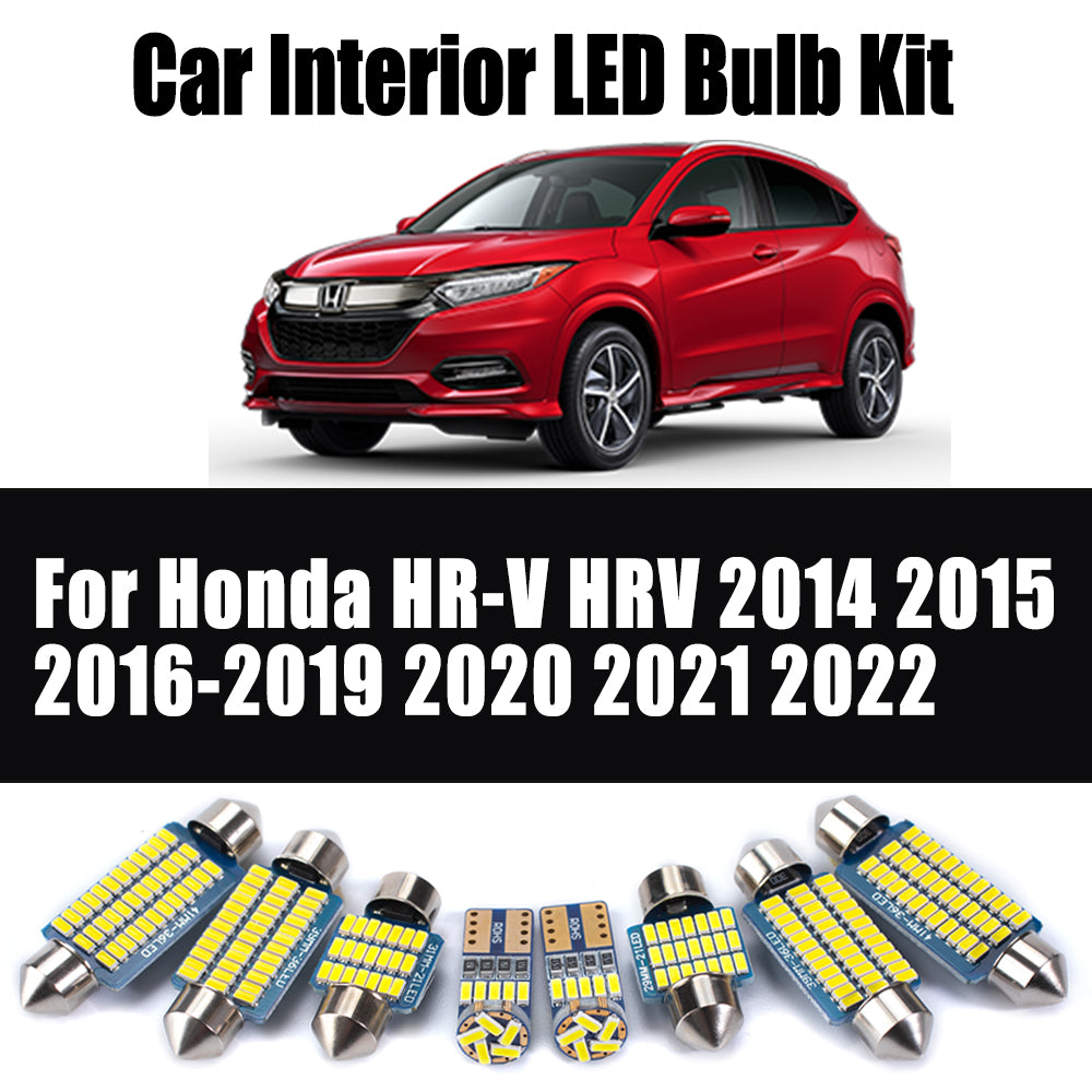 AutoGlowLED 12Pc Canbus LED Interior Light Kit for Honda HR-V 2014-2022