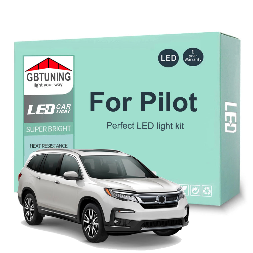 AutoGlowLED Canbus LED Interior Light Kit for Honda Pilot 2003-2022