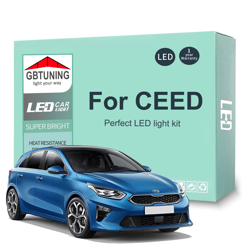 AutoGlowLED LED Interior Light Kit for KIA CEED 2006-2020 Canbus