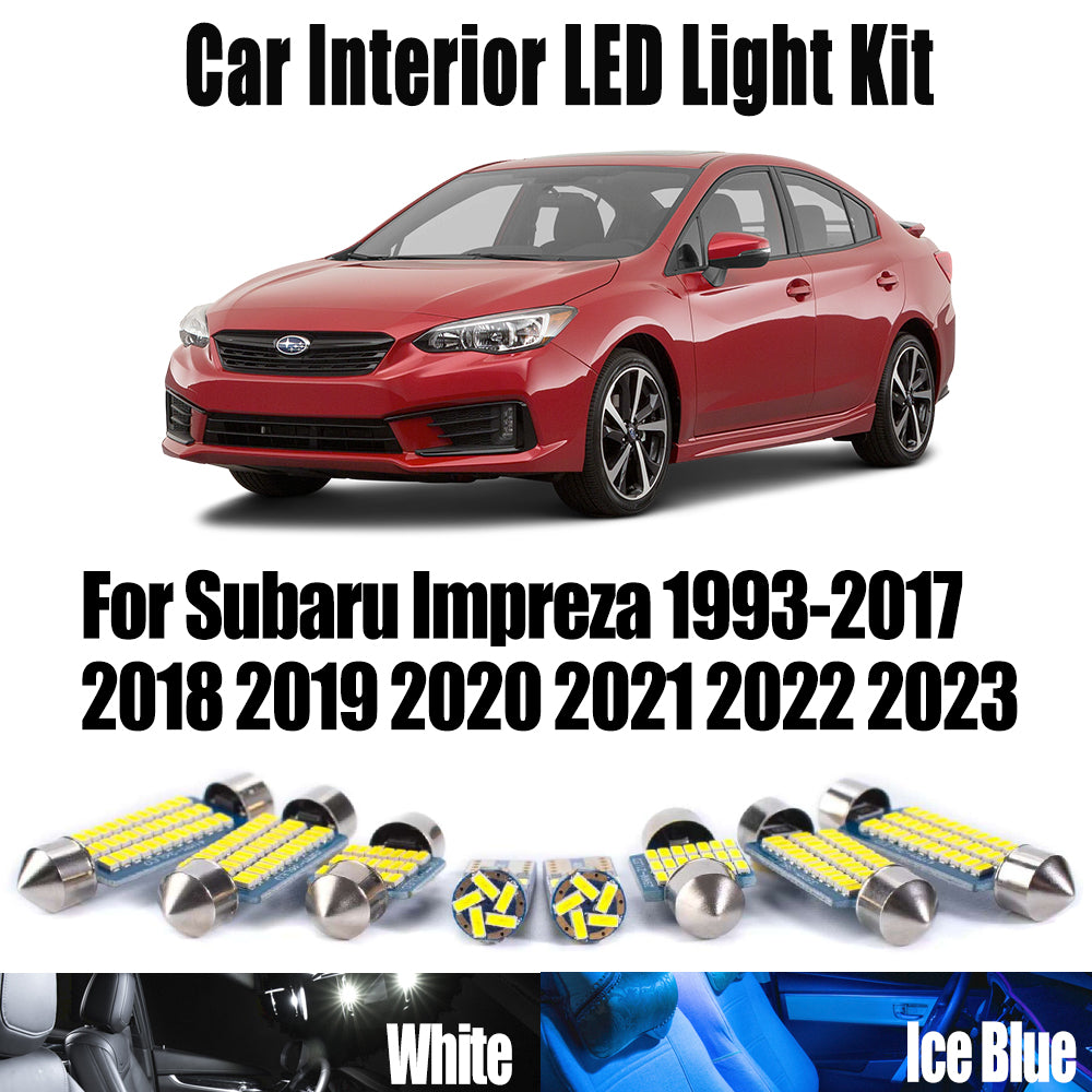 AutoGlowLED Canbus LED Interior Light Kit for Subaru Impreza 1993-2023