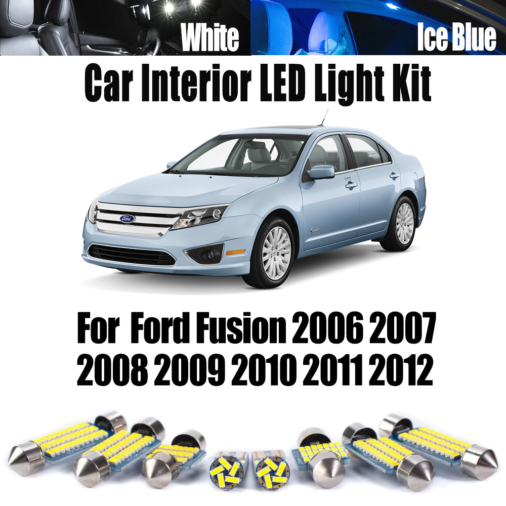 AutoGlowLED Canbus LED Interior Light Kit for Ford Fusion 2006-2012
