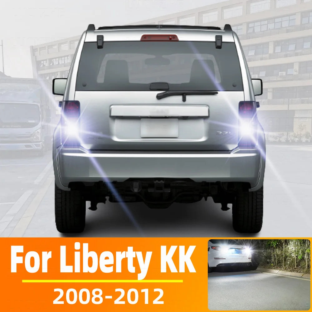 AutoGlowLED LED Reverse Light for Jeep Liberty KK 2008-2012, 2pcs