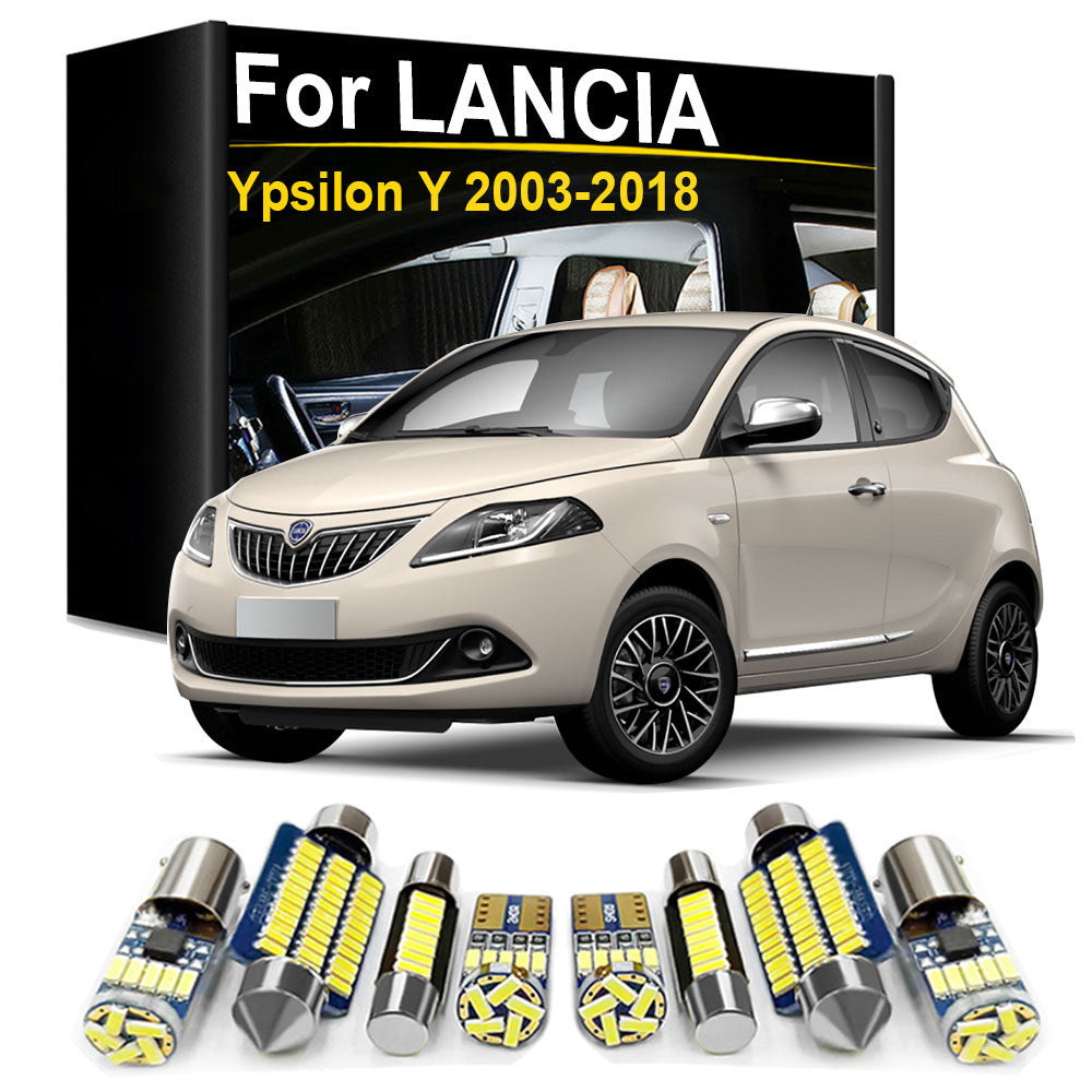 AutoGlowLED Interior LED Light Kit for Lancia Ypsilon Y 843 846 312