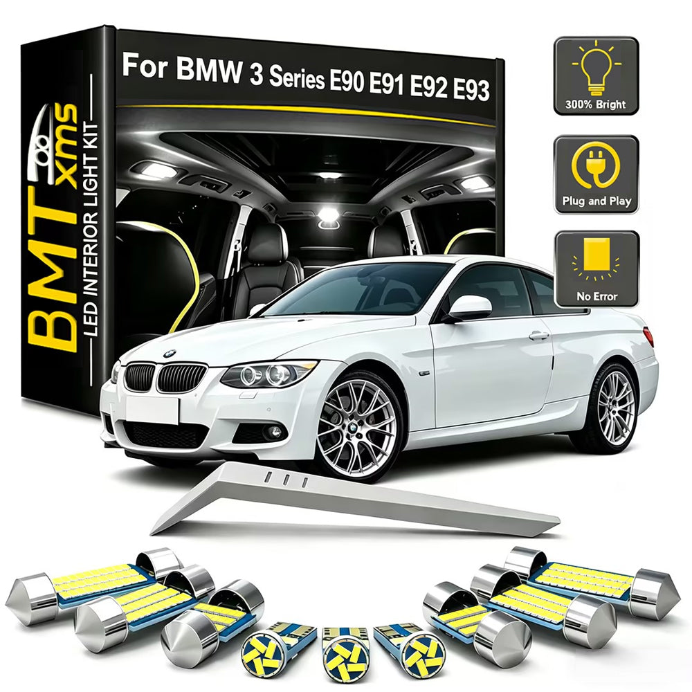 AutoGlowLED BMW 3 Series E90 E91 E92 E93 LED Interior Light Kit