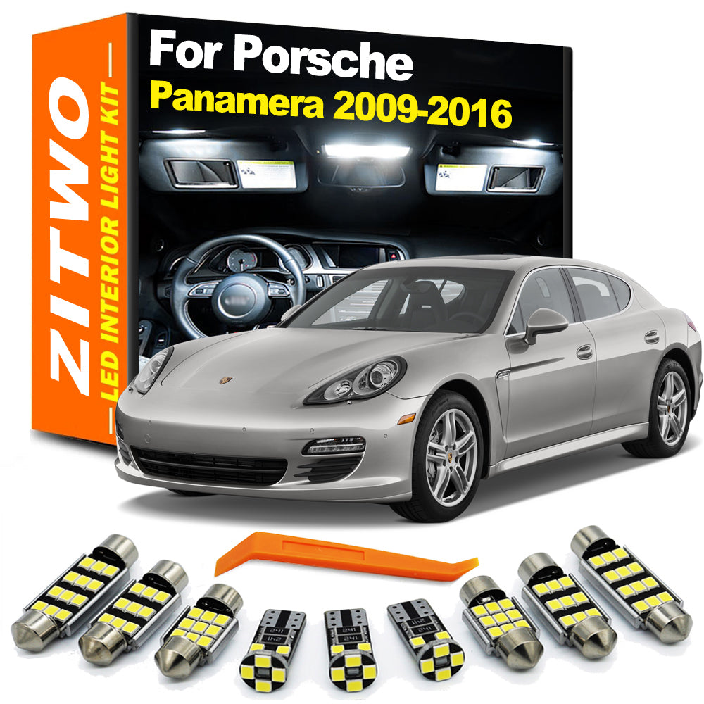 AutoGlowLED 24Pcs Canbus LED Interior Light Kit for Porsche Panamera 970 2009-2016