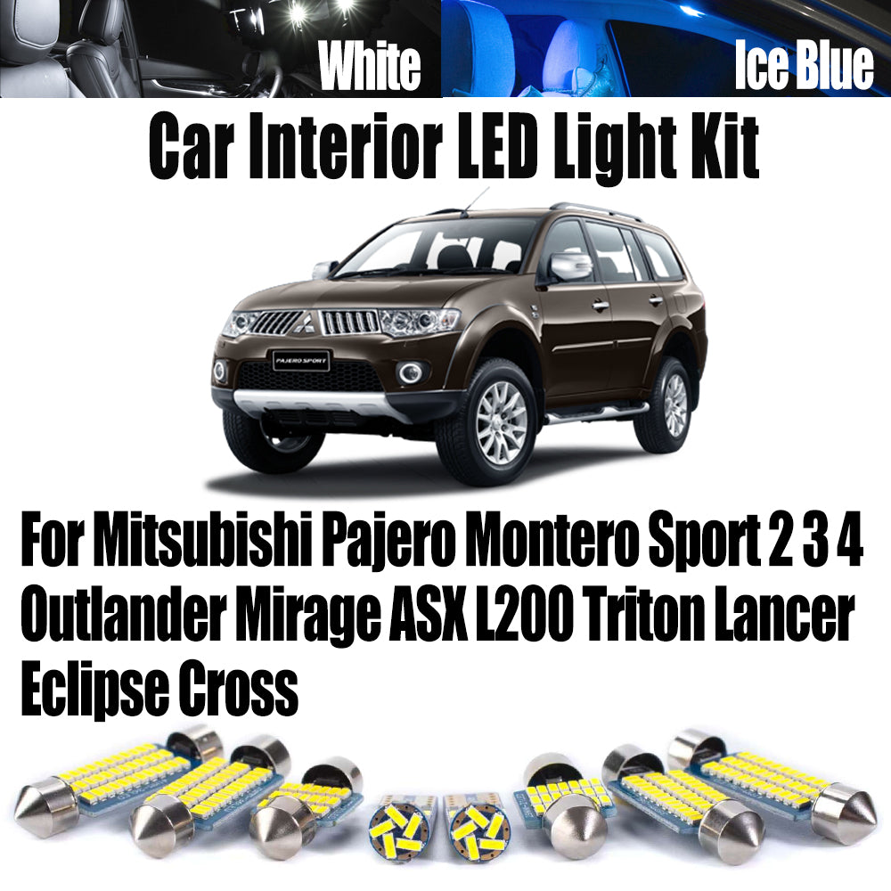 AutoGlowLED Interior LED Light Kit for Mitsubishi Outlander Pajero Lancer