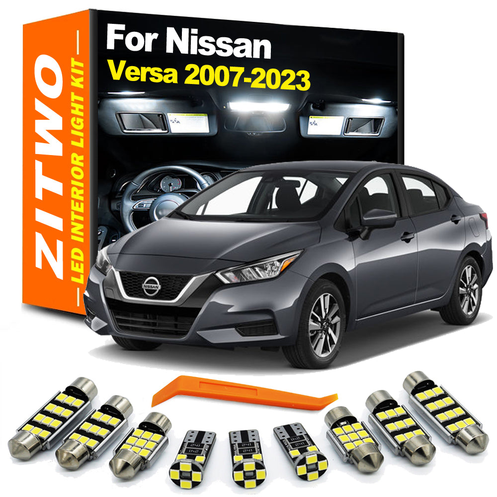 AutoGlowLED LED Interior Light Kit for Nissan Versa 2007-2023