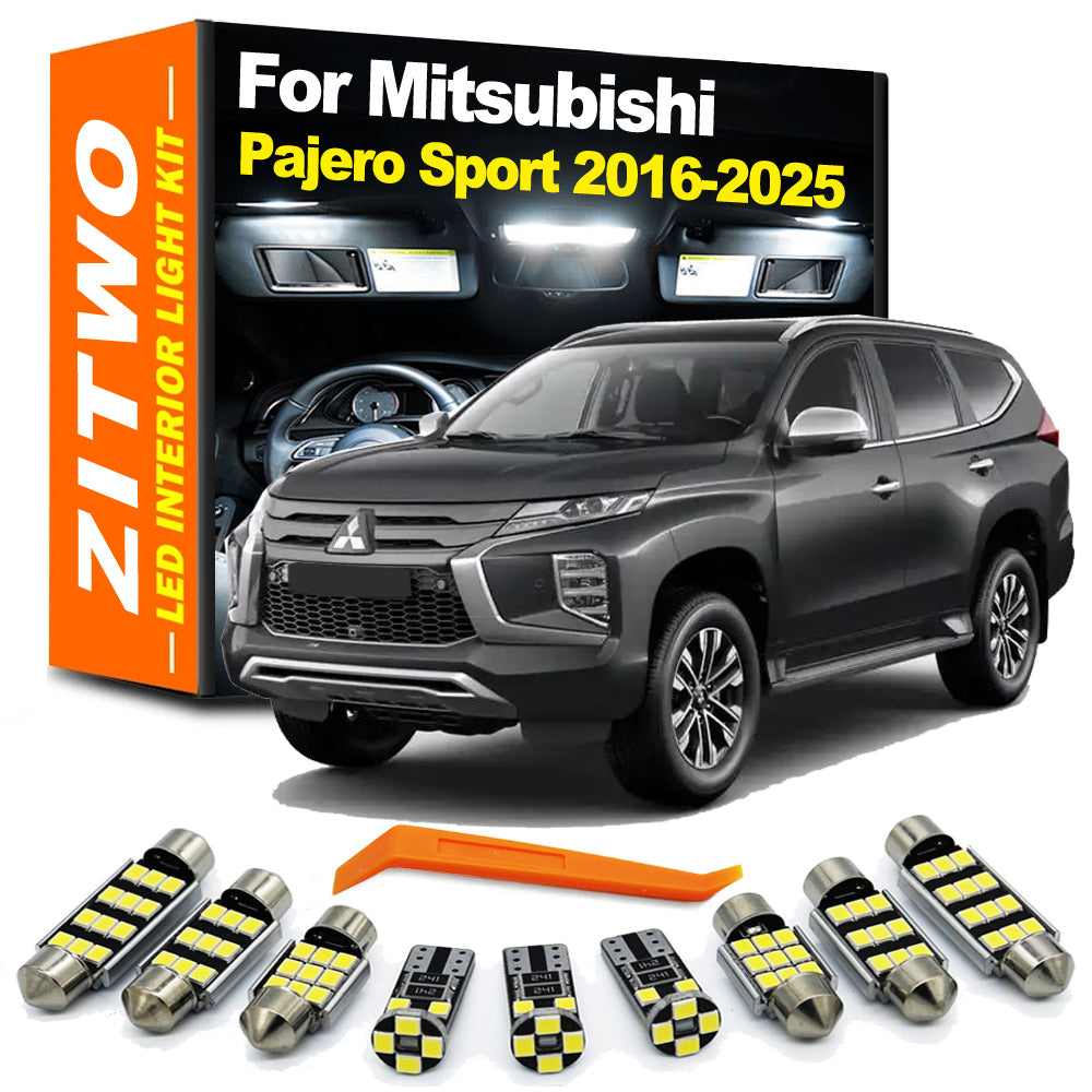 AutoGlowLED LED Interior Light Kit for Mitsubishi Pajero Montero Sport 2016-2025