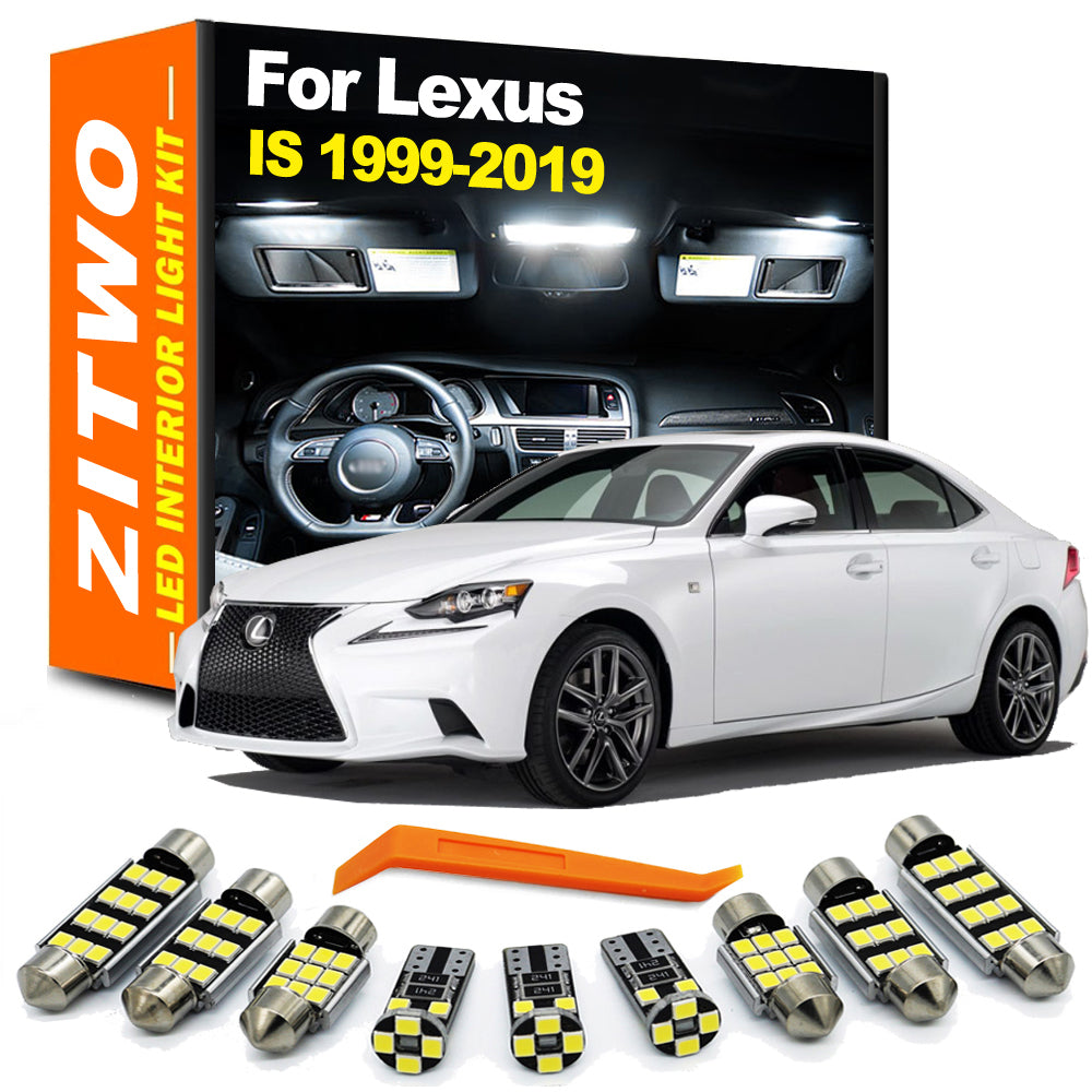 AutoGlowLED LED Interior Light Kit for Lexus IS 1999-2019