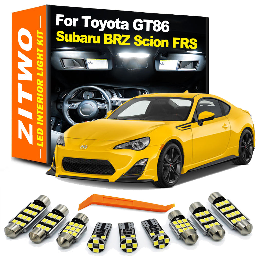 AutoGlowLED 11Pcs Canbus LED Interior Light Kit for Toyota 86/Subaru BRZ/Scion FR-S 2013-2020