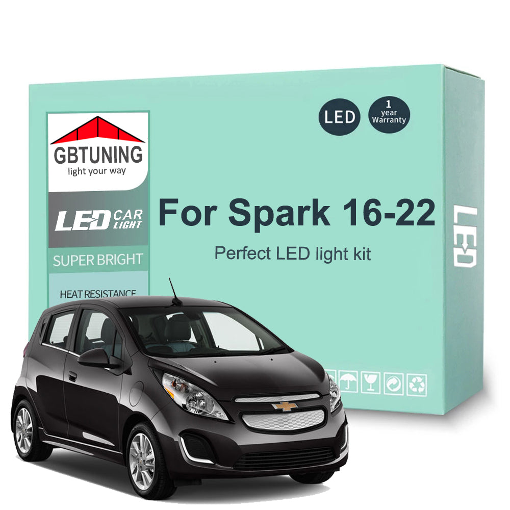 AutoGlowLED LED Interior Light Kit for Chevy Spark 2016-2022 Canbus