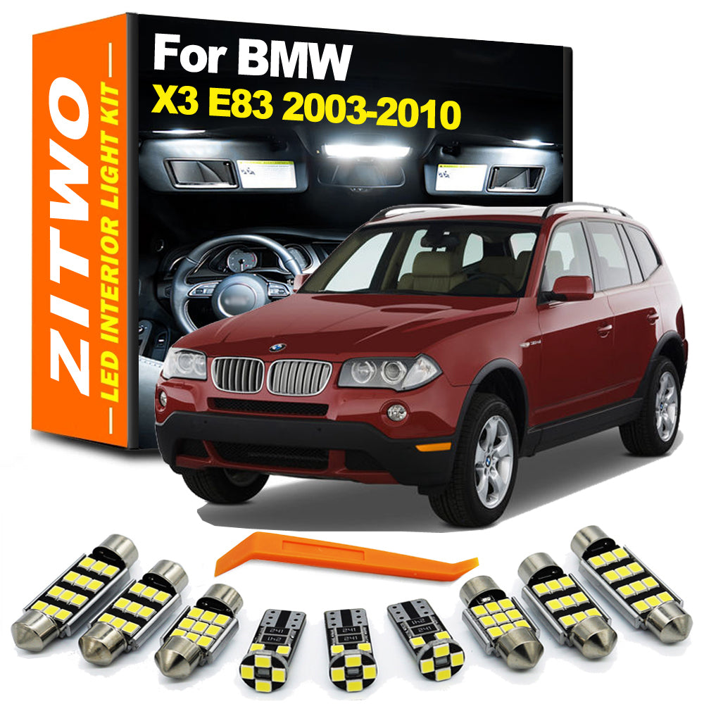 AutoGlowLED 16-Piece Canbus LED Interior Light Kit for BMW X3 E83 2003-2010