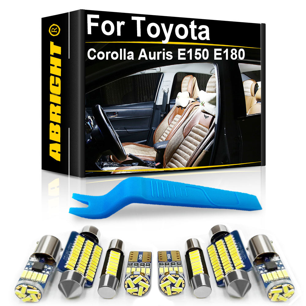 AutoGlowLED Canbus LED Interior Light Kit for Toyota Corolla & Auris
