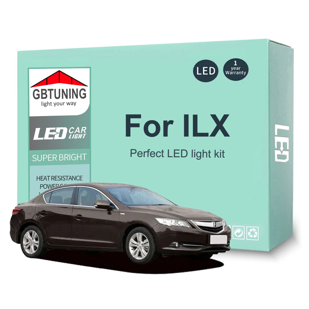 AutoGlowLED LED Interior Light Kit for Acura ILX 2013-2021 Canbus 12Pcs