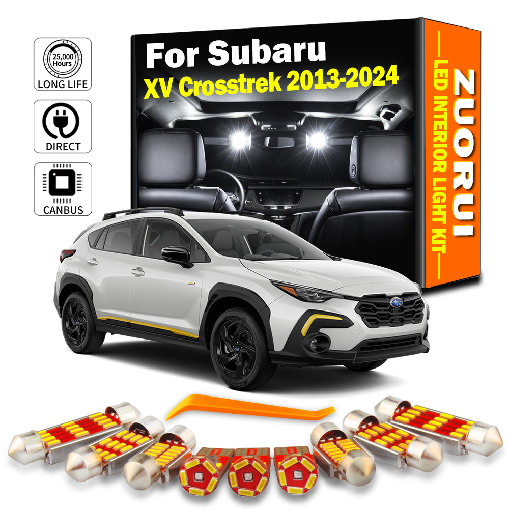 AutoGlowLED LED Interior Light Kit for Subaru XV Crosstrek 2013-2024