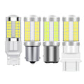 AutoGlowLED 1156 BA15S 1157 BAY15D 7443 3157 LED DRL Bulbs 2Pcs