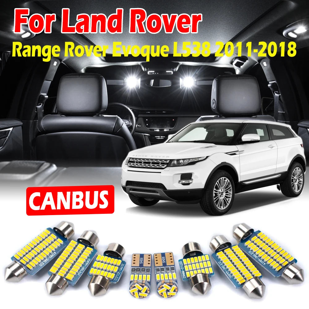 AutoGlowLED Interior LED Light Kit for Range Rover Evoque L538 2011-2018