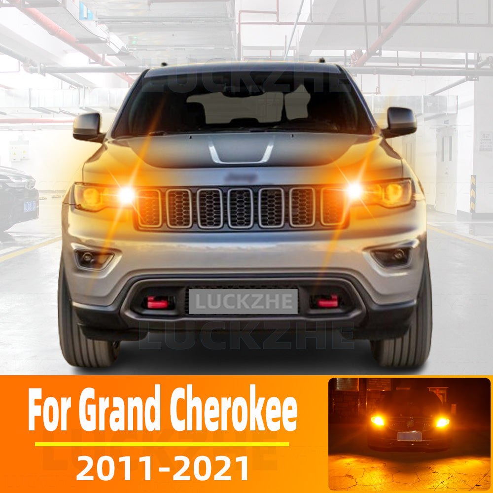 AutoGlowLED LED Turn Signal Lights for Jeep Grand Cherokee 2011-2021, 2pcs