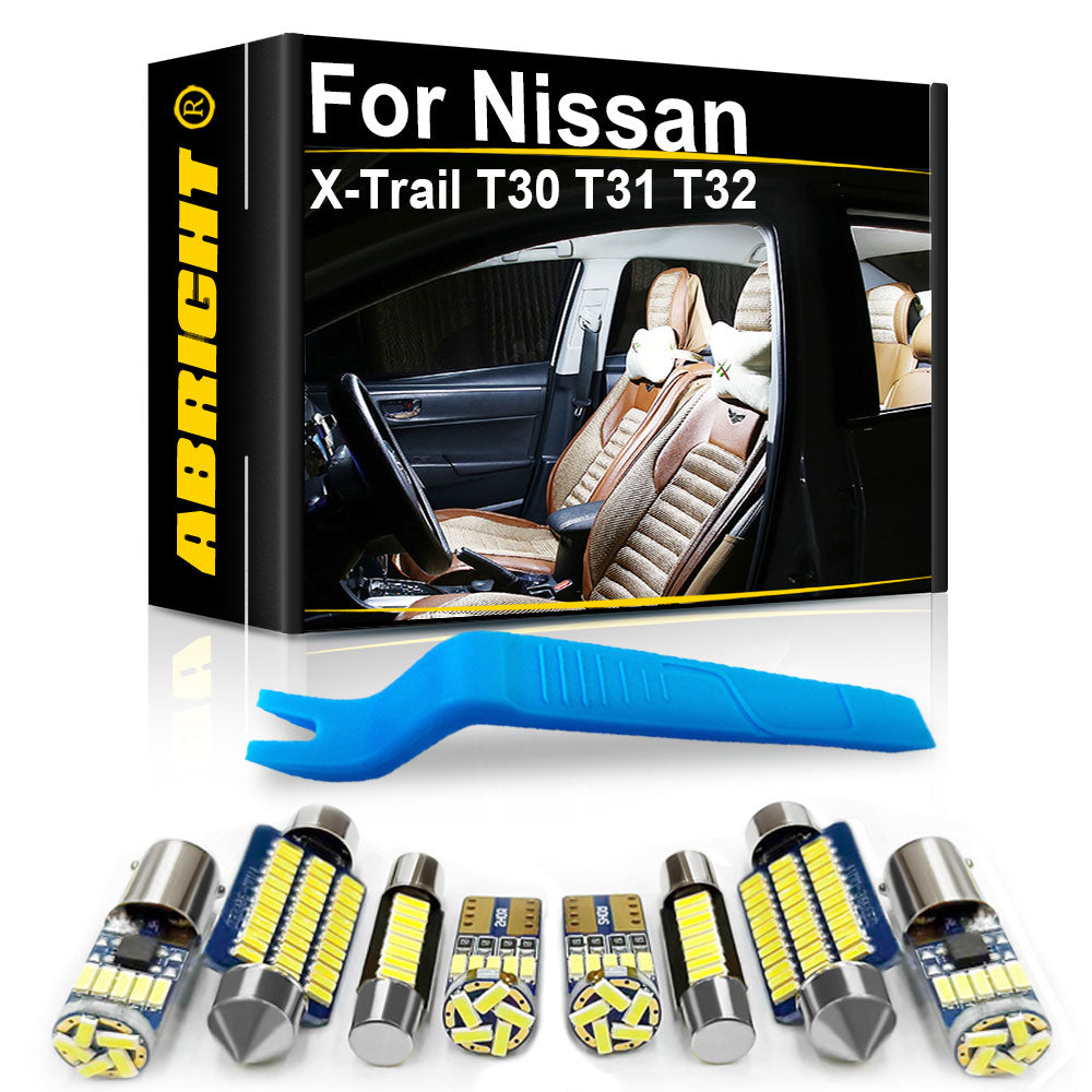 AutoGlowLED LED Interior Light Kit for Nissan X-Trail T30 T31 T32