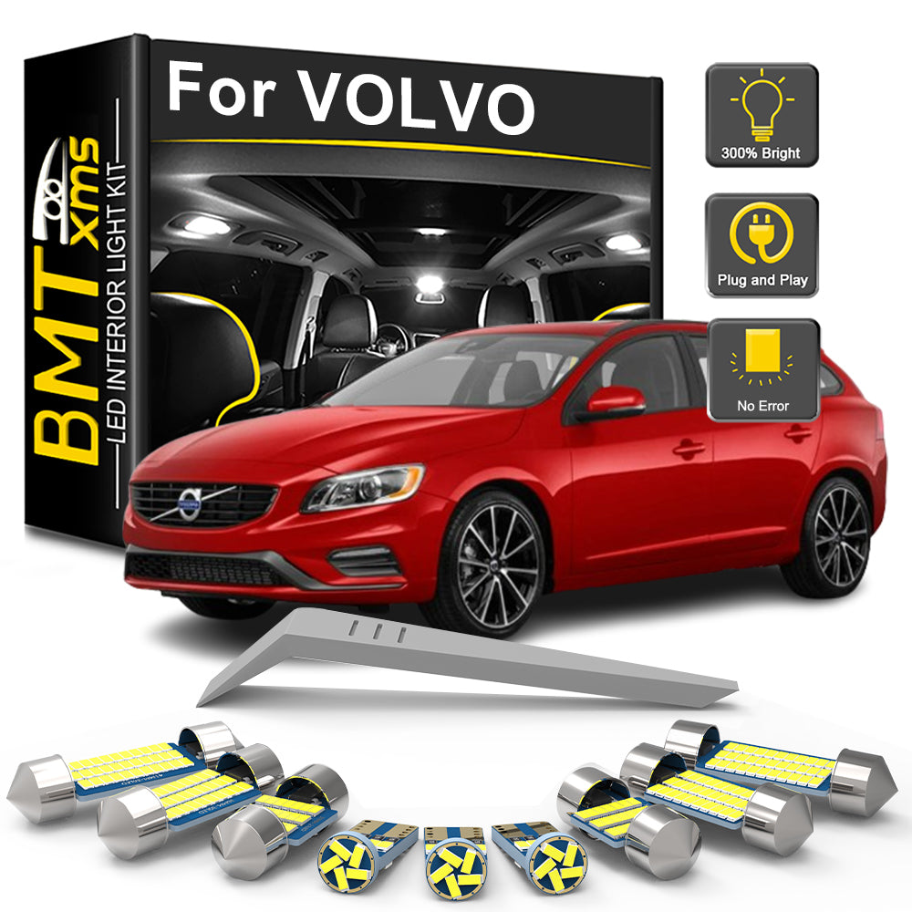AutoGlowLED LED Interior Light Kit for Volvo V40 V50 V60 V70 V90 1995-2019
