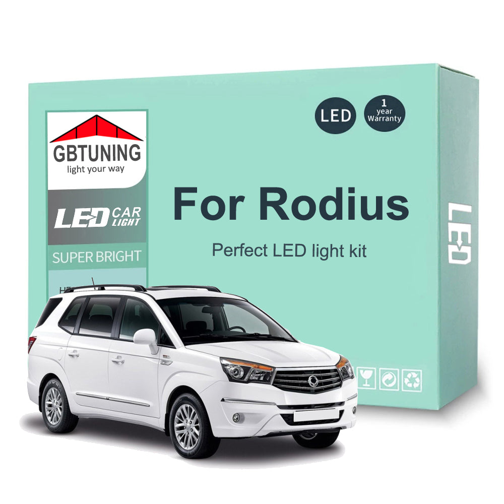 AutoGlowLED LED Interior Light Kit for Ssangyong Rodius 2005-2022 Canbus
