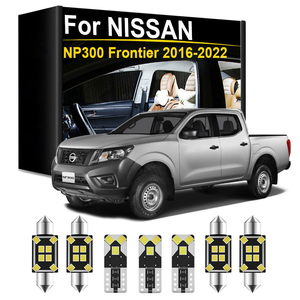 AutoGlowLED Interior LED Light Kit for Nissan NP300 2016-2022 Canbus 5PCS