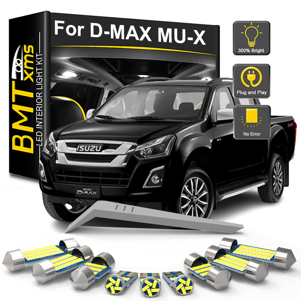 AutoGlowLED Canbus LED Interior Light Kit for Isuzu D-MAX MU-X 2002-2024