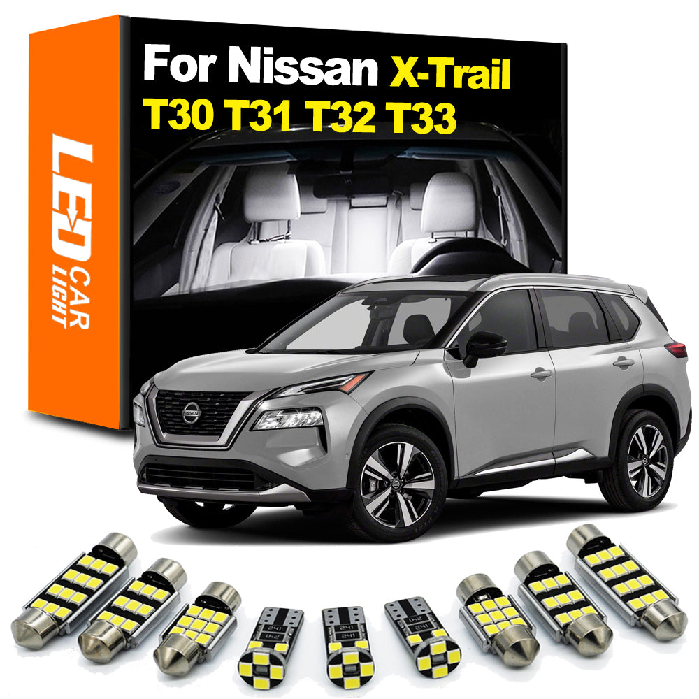 AutoGlowLED Interior LED Light Kit for Nissan X-Trail T30 T31 T32 2001-2020