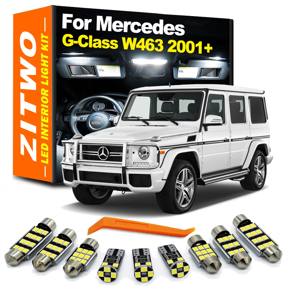 AutoGlowLED LED Interior Light Kit for Mercedes G-Class W463 2001-2016 Canbus