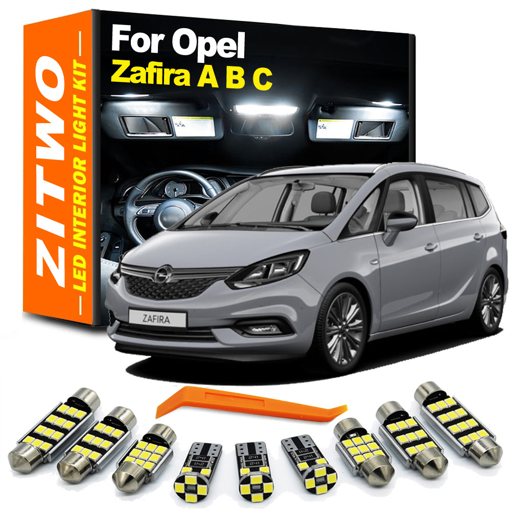 AutoGlowLED LED Interior Light Kit for Opel Vauxhall Zafira A B C 1999-2018