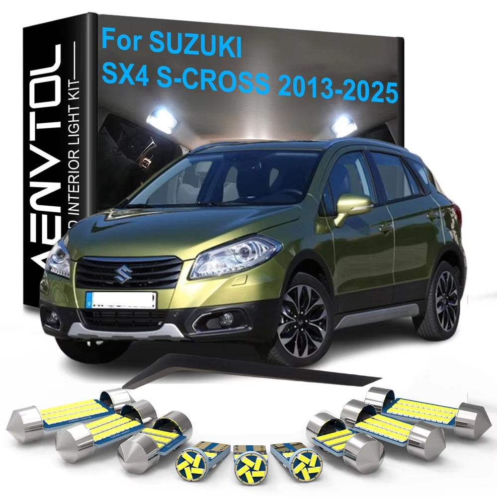 AutoGlowLED LED Interior Light Kit for Suzuki SX4 S-CROSS 2013-2025