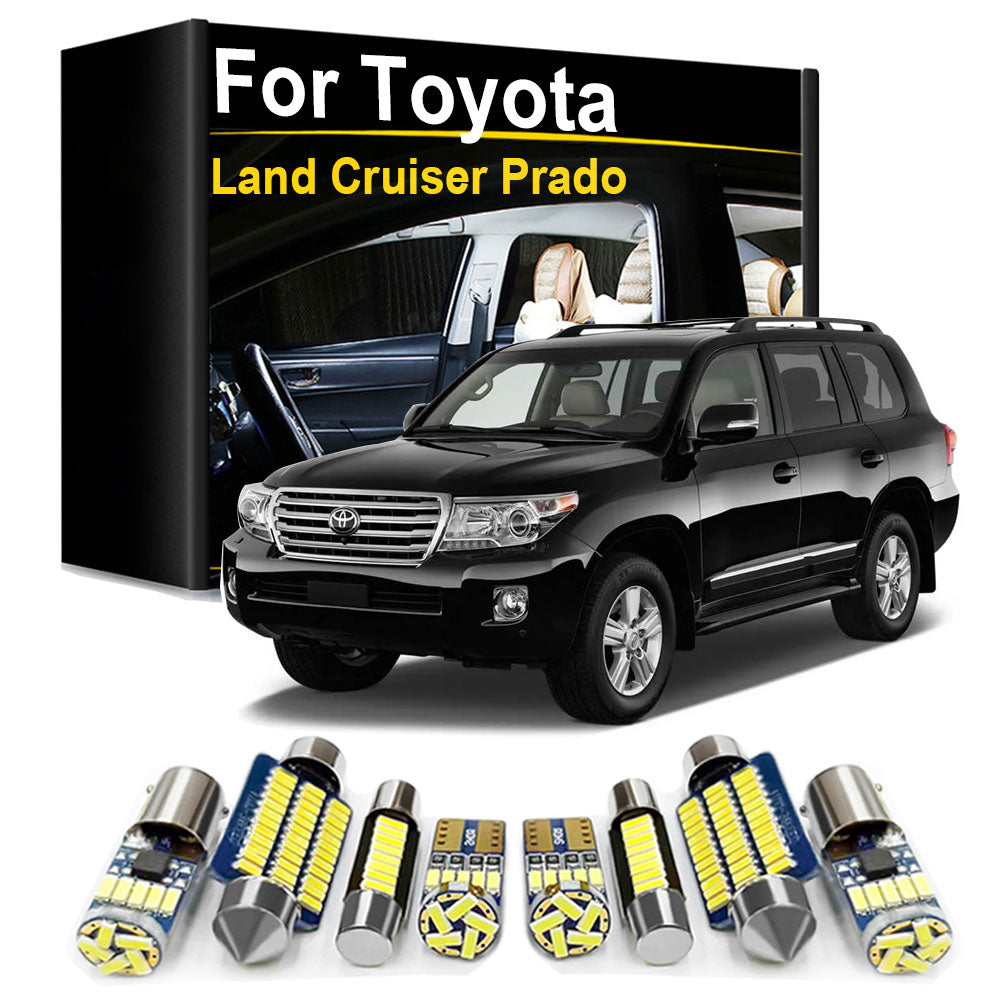 AutoGlowLED Canbus LED Interior Light Kit for Toyota Land Cruiser Prado FJ Cruiser