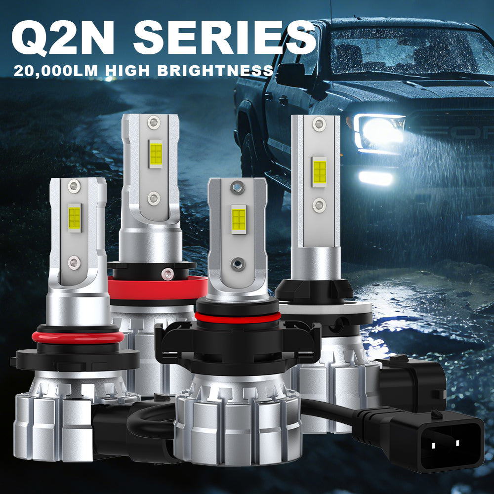 AutoGlowLED H8 H11 HB4 9006 PSX24W LED Fog Light Bulbs 60W 20000LM White Yellow
