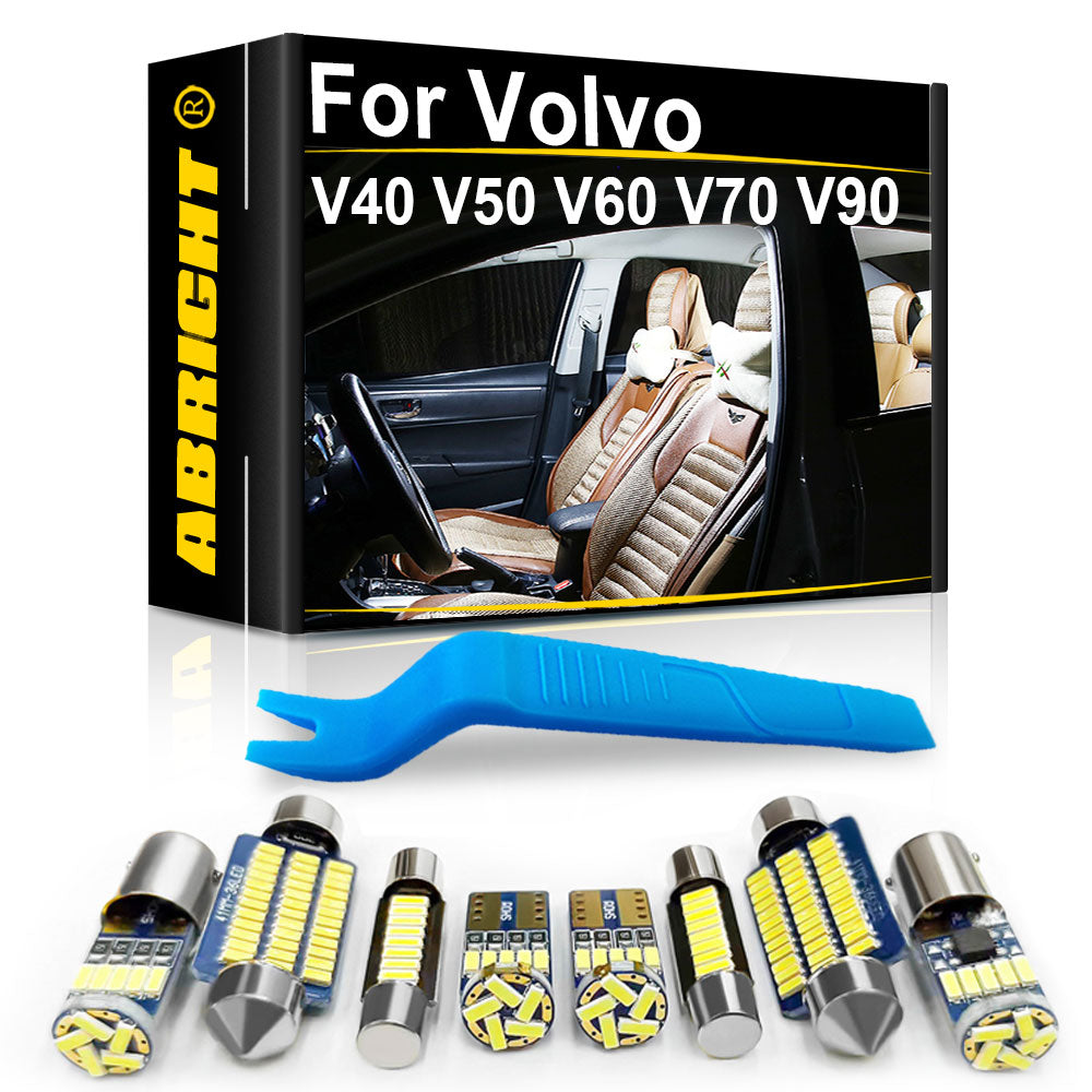 AutoGlowLED Canbus LED Interior Light Kit for Volvo V40 V50 V60 V70 V90